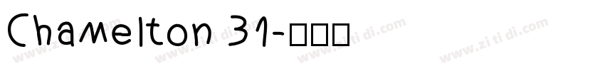 Chamelton 31字体转换